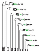 Lampa Set 9 chiavi Torx 66004