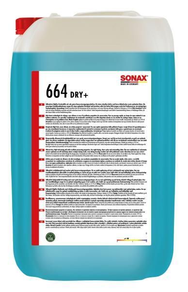 Quitamanchas sin silicona Sonax Dry+ Hi-Tech 25L