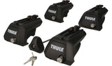 Thule 710410 Satz mit 4 Evo-Relingfüßen für 710410 Dachträger