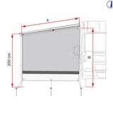 Fiamma Sun View Side F45 / F65 / F80s - Awning Side Wall