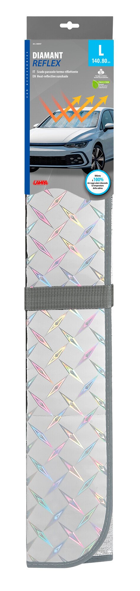 Lampa Diamant-Reflex, scudo parasole anteriore - L - 140x80 cm 66847