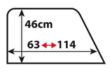Lampa Caps, set 2 calze-tendine laterali - Trapezio 66897