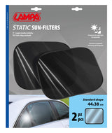 Lampa Sun Filter Statische Verdunkelungs- und Sichtschutzvorhänge 44x38 cm