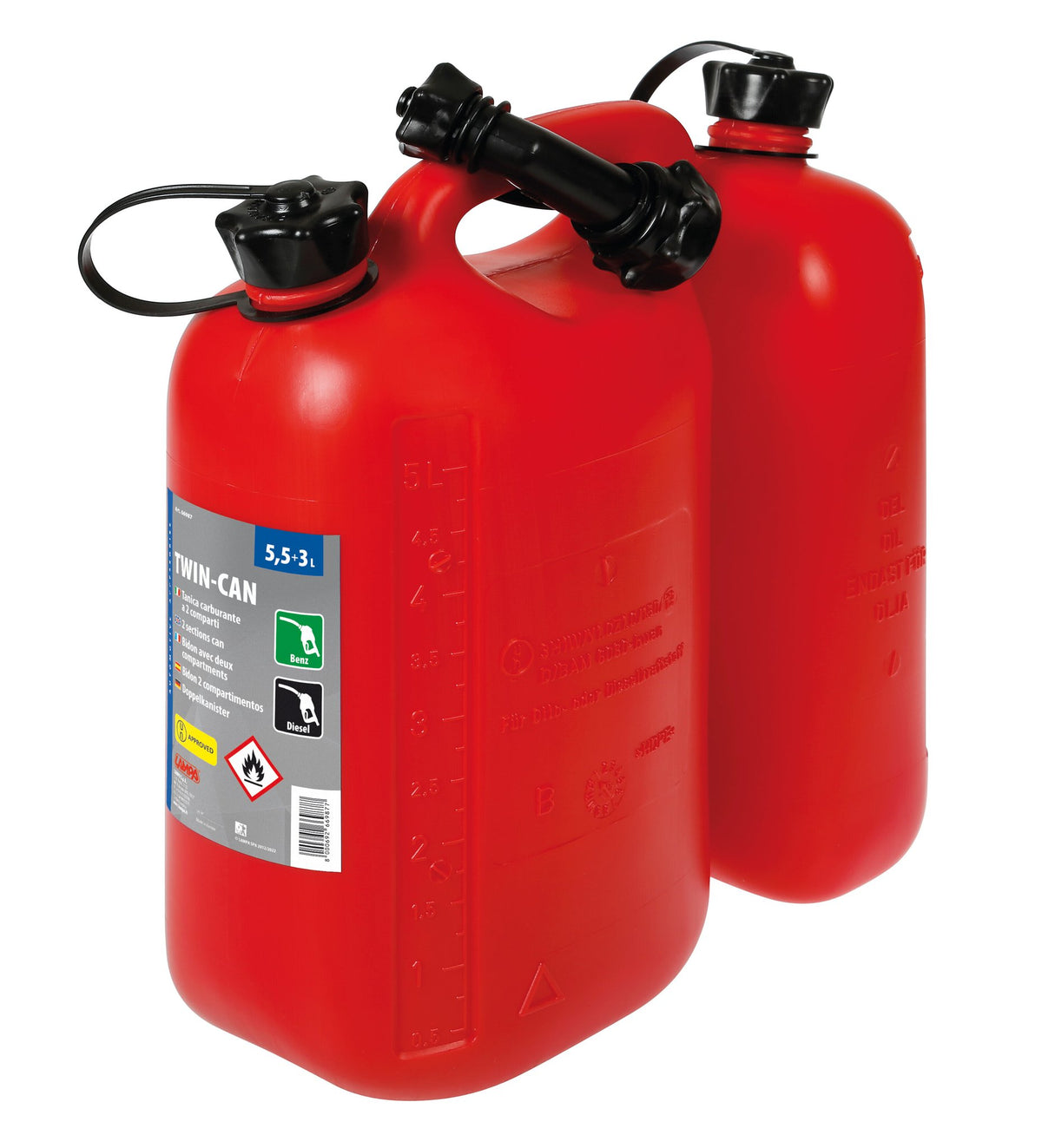 Lampa Tanica carburante a 2 comparti - 5,5+3 L 66987
