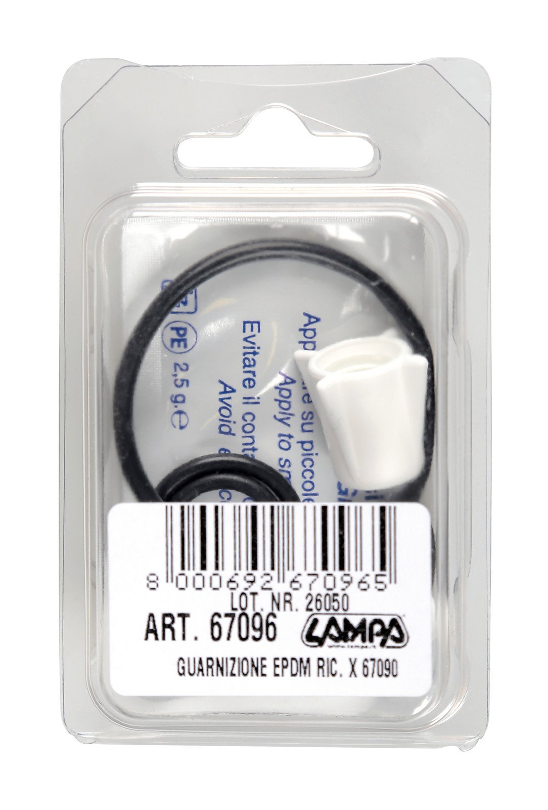 Lampa Kit ricambi e guarnizioni in Epdmper art. 67090 67096