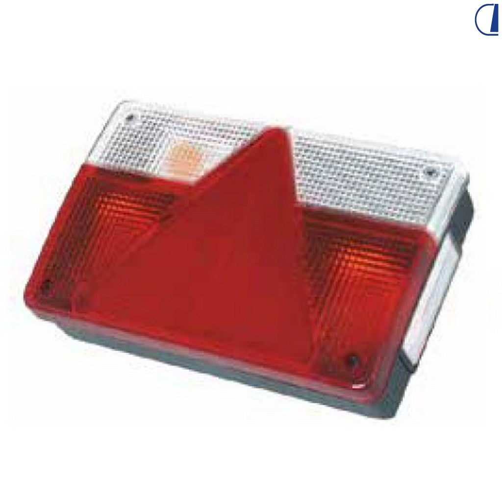 Di-Tec Fanale posteriore multifunzione 7 funzioni con lampadine incluse