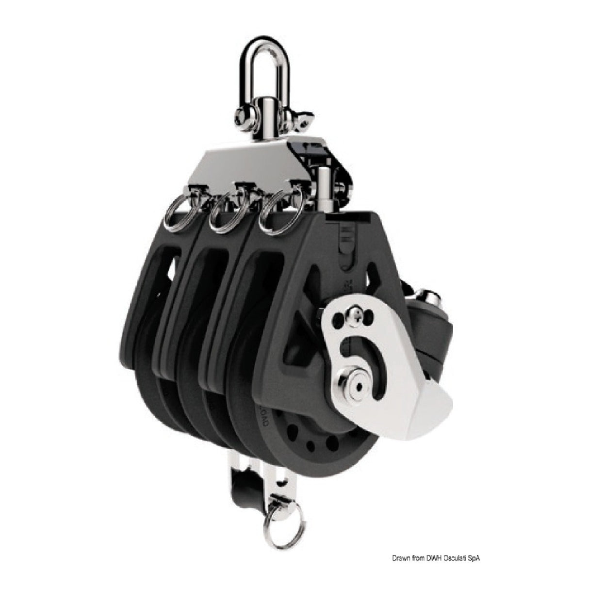 Lewmar Blocks Synchro becket and cleat 50 - 60 - 72 - 90 mm