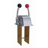 SCATOLA COMANDO DOPPIE LEVE IN OTTONE