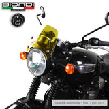 Biondi Cupolino Caffè Giallo Triumph Bonneville T100 T120 2021+ - MPN 8010472