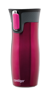 Contigo Autoseal West Loop tazza termica da viaggio, tazza da caffè 470ml (Rapsberry)