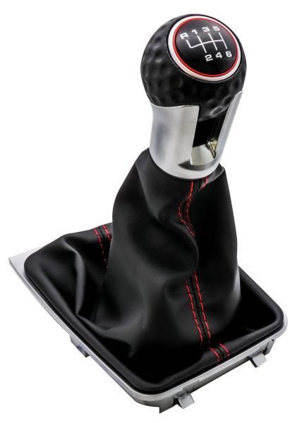 Cora 6-Gang-Schaltknauf und Schaltsack für Golf VII (ab 2012) GTI/R