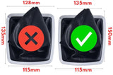 Funda de palanca de cambios Cora para Ford Focus 04>11 con borde mate
