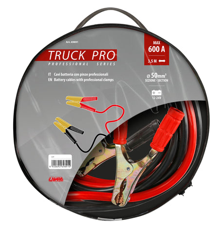 Lampa Cavi Batteria Truck-Pro - 350 cm - 600 A - 50 mm 69891