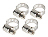 Lampa Fascette stringitubo in acciaio inox set 4 pz  8 mm diametro 8-12 mm 69930