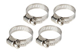 Lampa Fascette stringitubo in acciaio inox set 4 pz  8 mm diametro 14-27 mm 69932