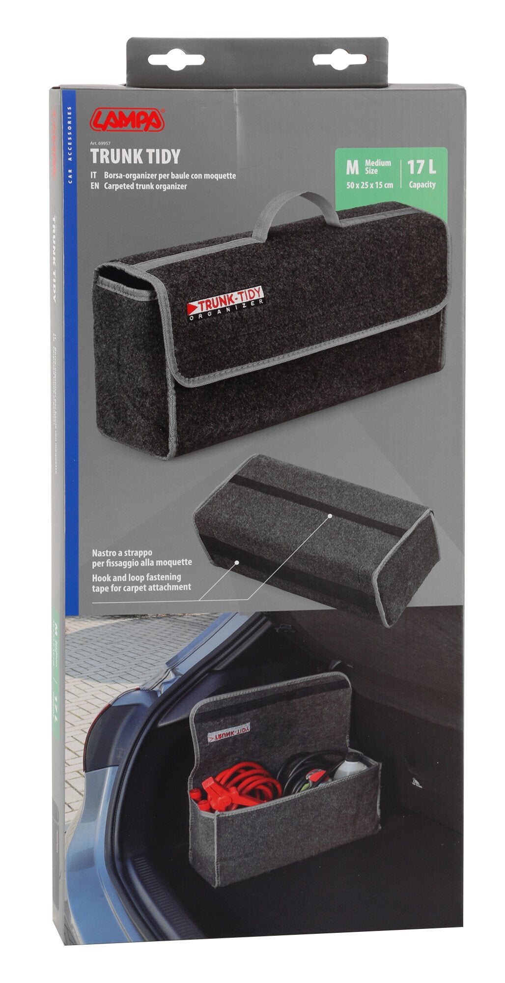 Trunk-Tidy, borsa organizer per baule - M