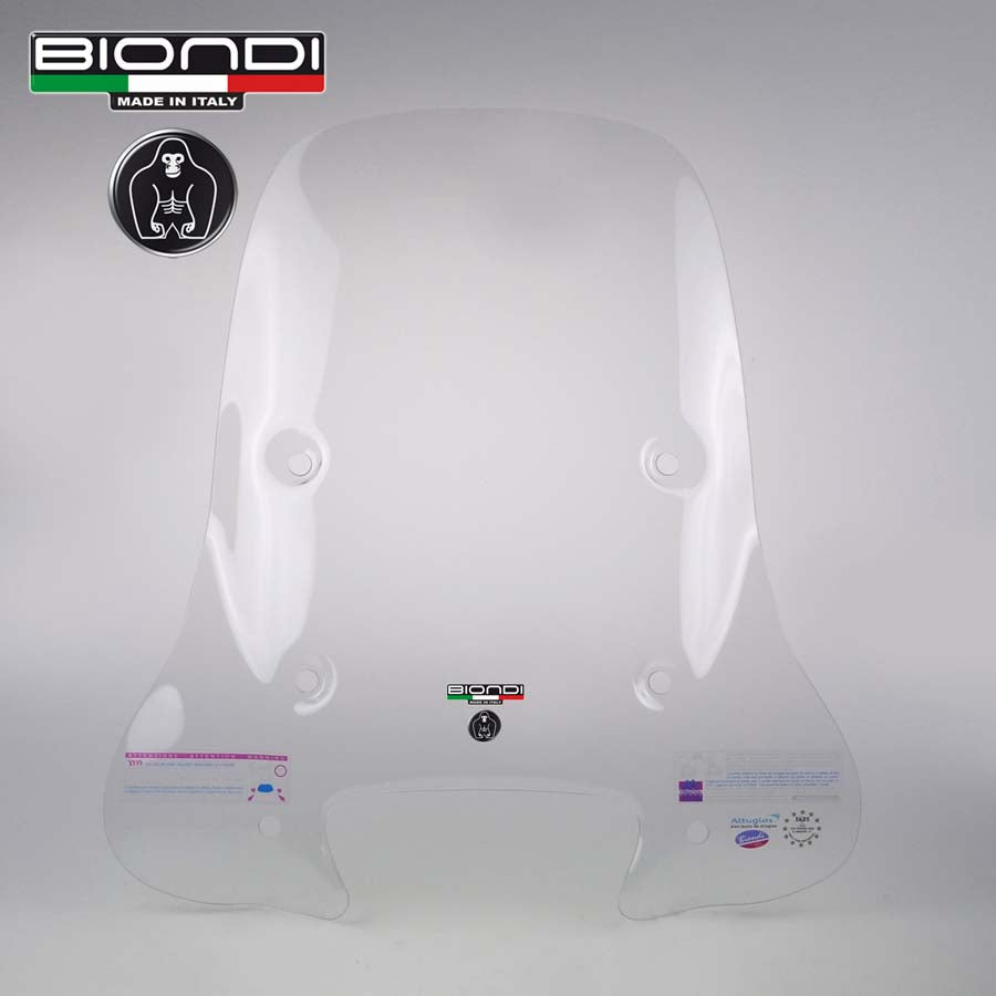 Biondi Parabrezza Club + Kit Attacchi Garelli Vip 50 cc. 2003-2005