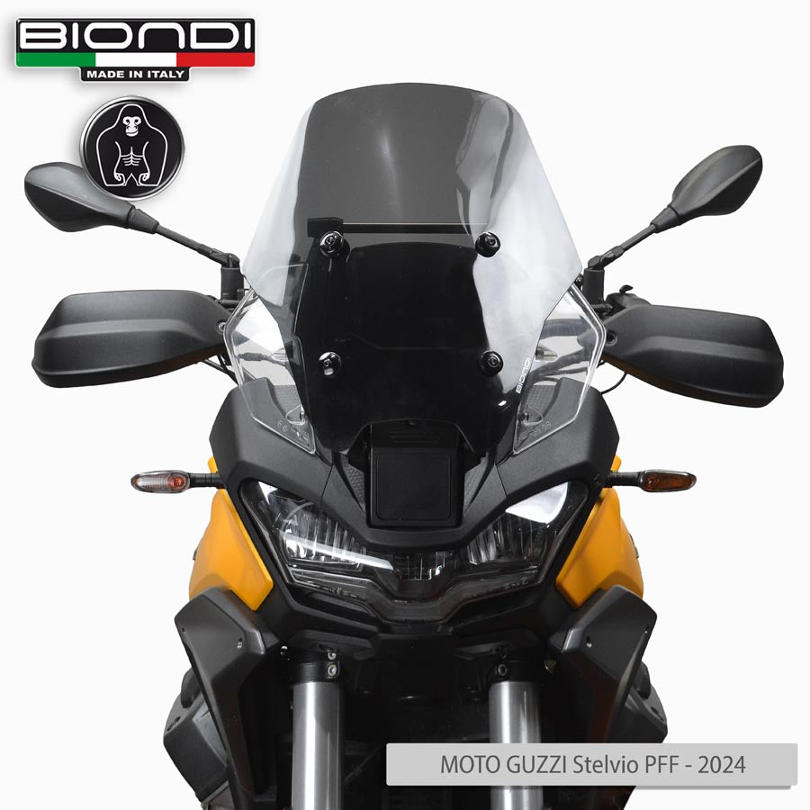 Biondi Cupolino Standard Fumè Scuro Moto Guzzi Stelvio 2024 Con Radar