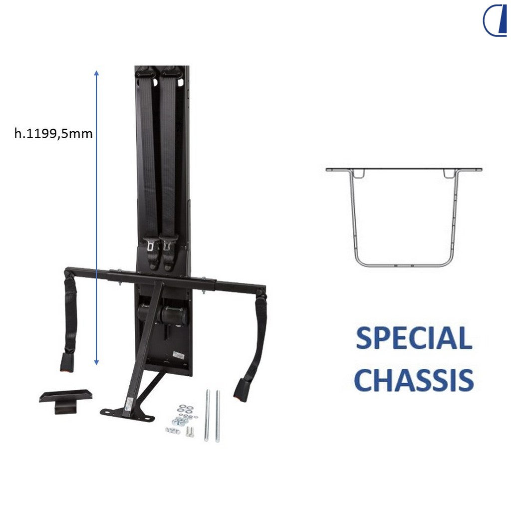 Di-Tec Kit struttura frontemarcia doppia per Ducato Special puntone dritto h 1199,5 mm