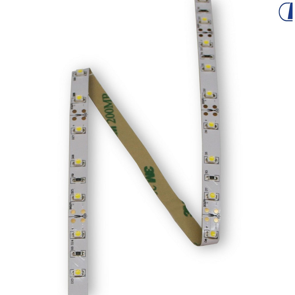 Striscia LED SMD2835 4 W/m 60 LED/m con connettore Ø 4 mm e fusibile