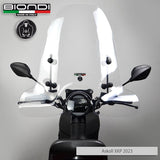 Biondi Parabrezza Club Vespa 50/90 cc. 1963 Trasparente con Kit Attacchi