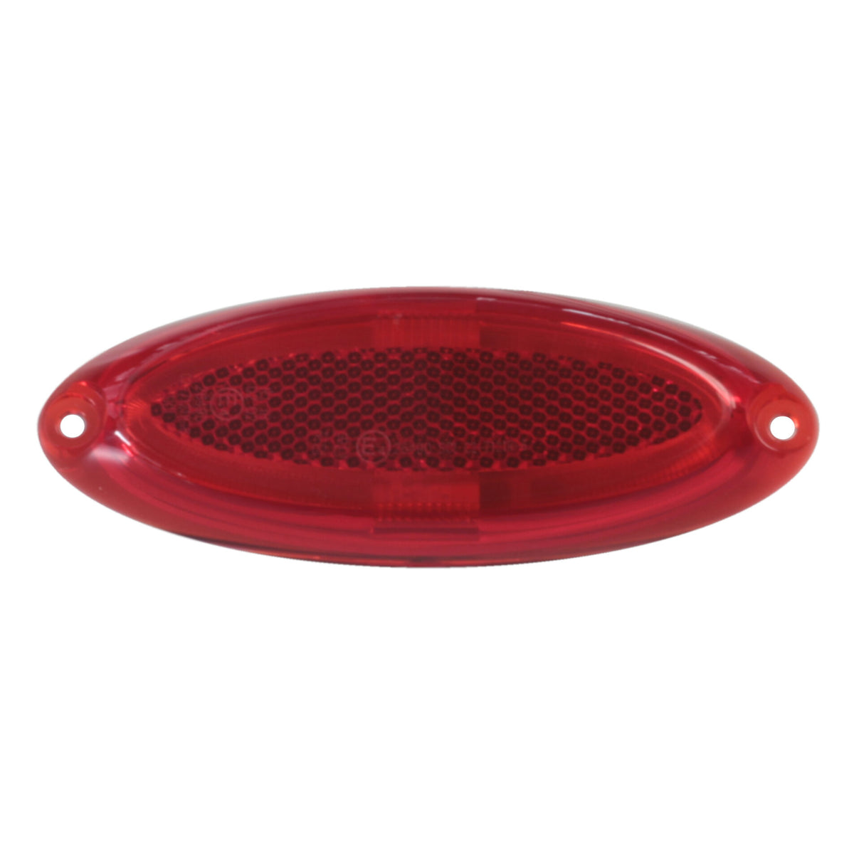 Luce di ingombro posteriore ovale rossa per camper