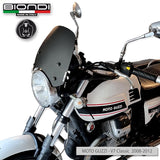 Biondi Cupolino Sport Nero Satinato con Kit Montaggio - Moto Guzzi V7 / Triumph Bonneville / Yamaha XSR / Benelli Imperiale