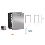 Vitrifrigo DW62i OCX2 Frigorifero a Cassetto Inox 62 Lt 12/24 V