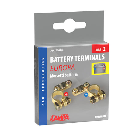 Lampa Coppia morsetti batteria modello Europa 70040