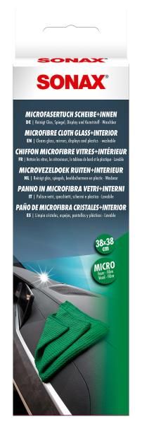 Sonax Hochwertiges Mikrofasertuch für Fenster und Innenräume