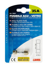 Lampa Fusibile AGU in vetro, 12/32V - 35A 70091