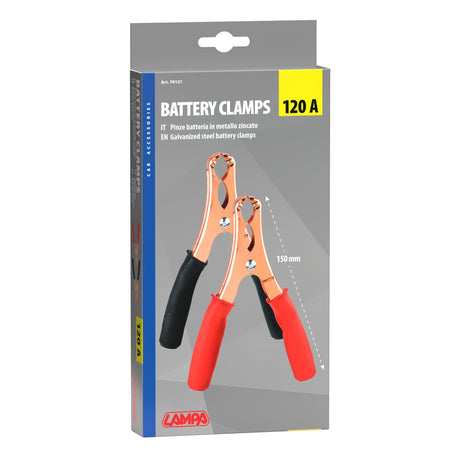 Lampa Coppia pinze batteria - 15 cm - 120A 70121