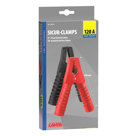 Lampa Sicur-Clamp pinze batteria isolate - 14 cm - 120A 70127