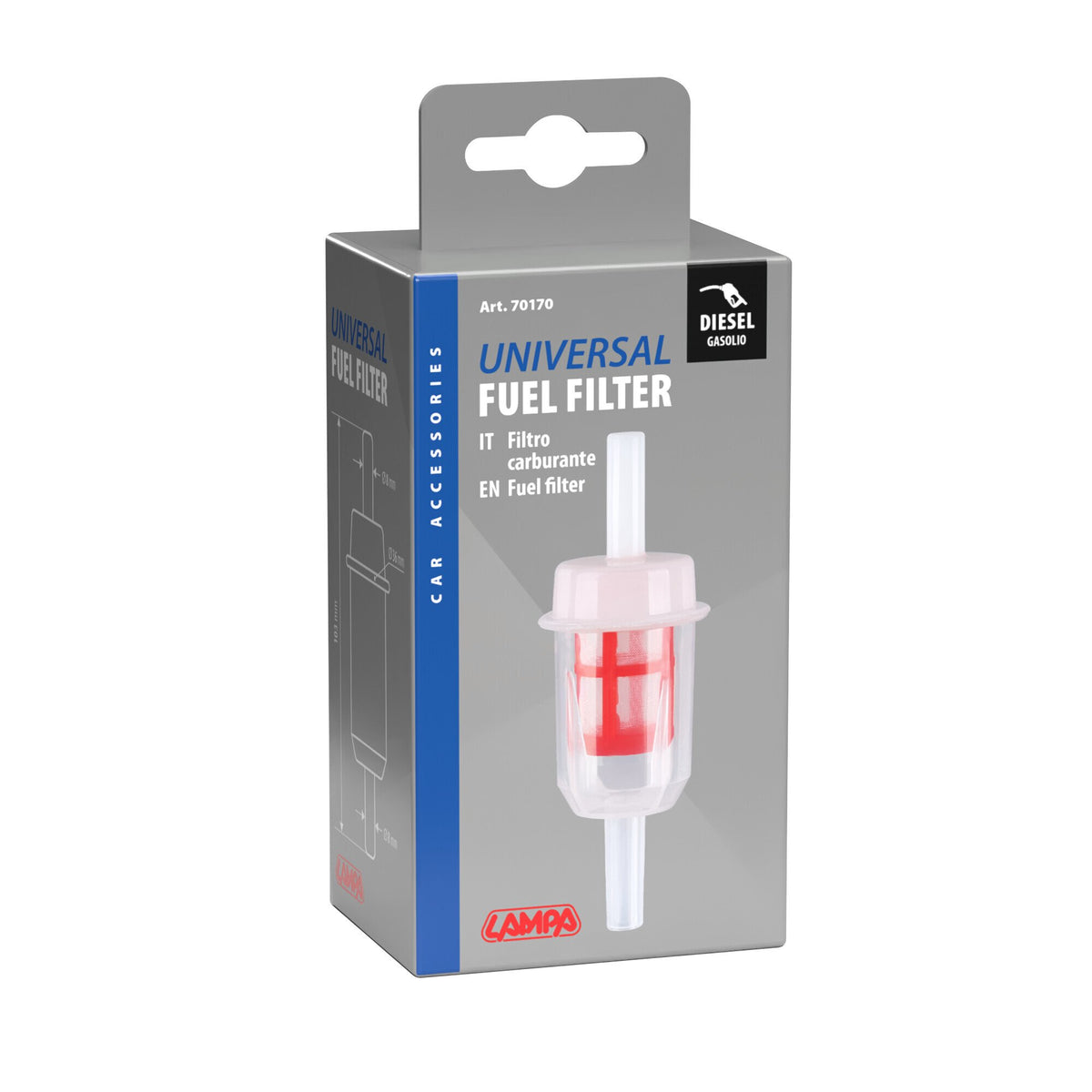 Lampa Filtro carburante universale - Diesel 70170