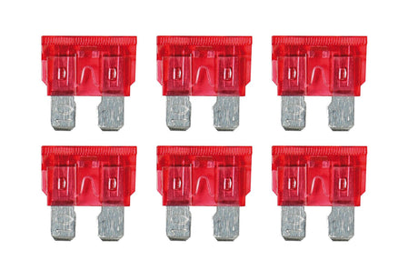 Lampa Smart Led, set 6 fusibili lamellari con spia a led, 12/32V - 10A 70183