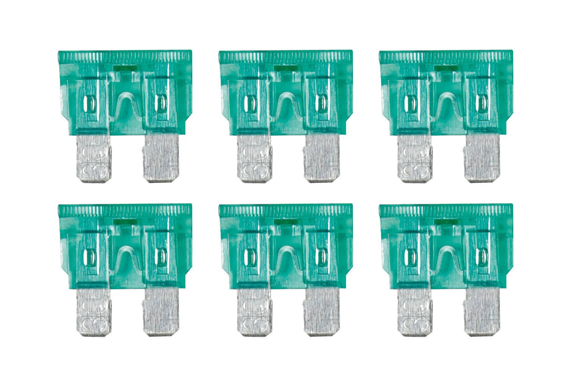 Lampa Smart Led, set 6 fusibili lamellari con spia a led, 12/32V - 30A 70187