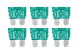 Lampa Smart Led, set 6 fusibili lamellari con spia a led, 12/32V - 30A 70187