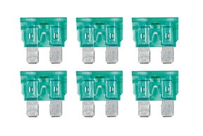 Lampa Smart Led, set 6 fusibili lamellari con spia a led, 12/32V - 30A 70187