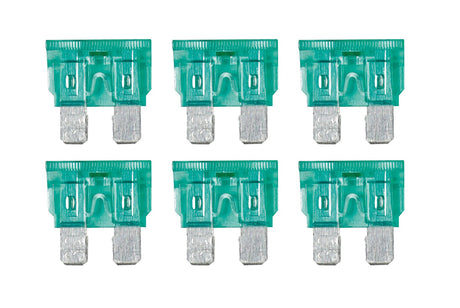 Lampa Smart Led, set 6 fusibili lamellari con spia a led, 12/32V - 30A 70187
