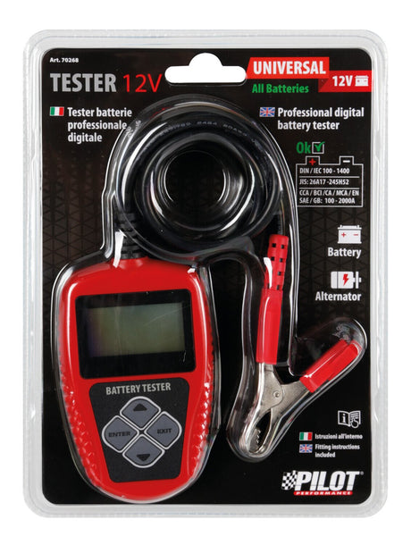 Pilot Tester professionale per batterie
