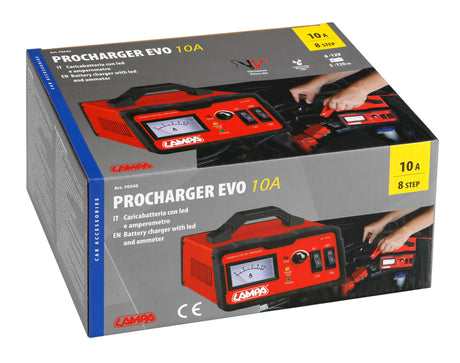 Lampa Procharger Evo 10A, caricabatteria 6/12V 70342