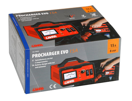 Lampa Procharger Evo 15A, caricabatteria 12/24V 70343