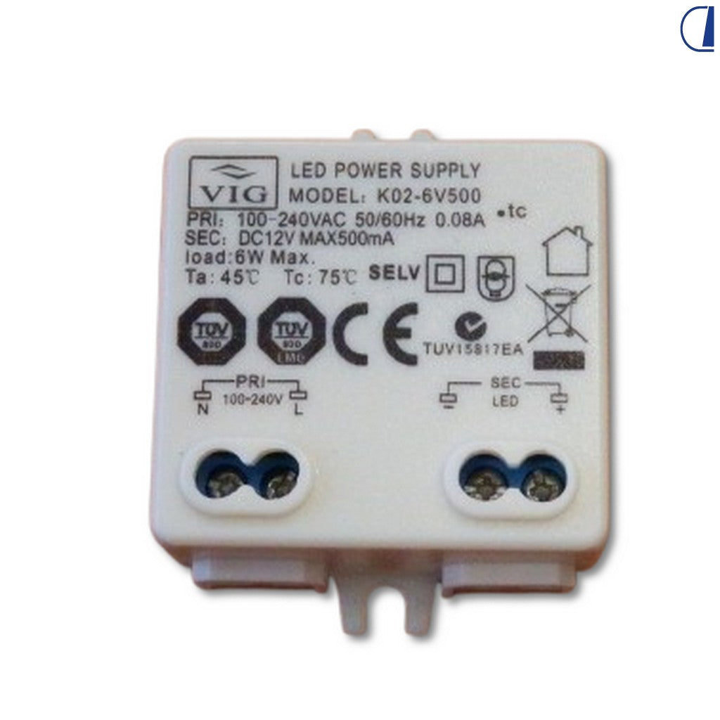 Driver LED 230V AC / 12V DC 12W max