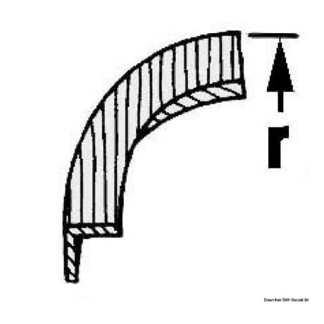 ARC Angolare in teak per profili per 71.208.00