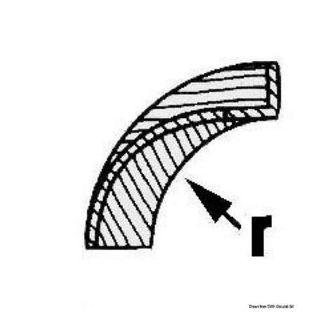 ARC Angolare in teak per profili per 71.208.00