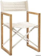 ARC Sedia pieghevole teak ARC The Square lino