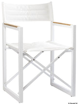 ARC Sedia pieghevole alluminio teak ARC The Square bianca