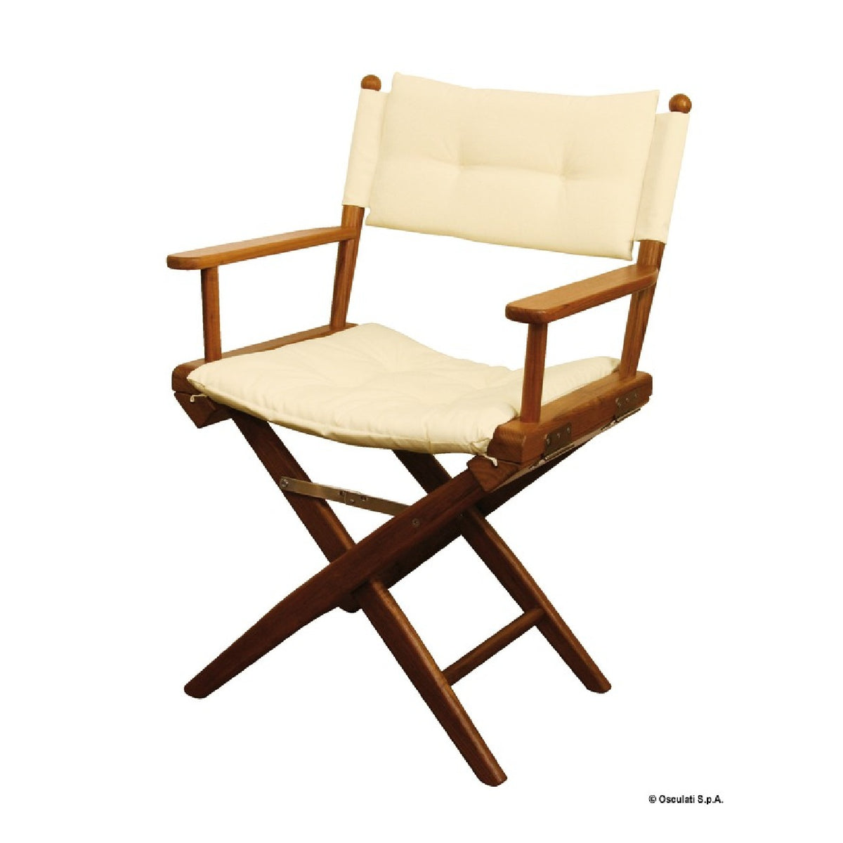 Silla de teca acolchada ARC