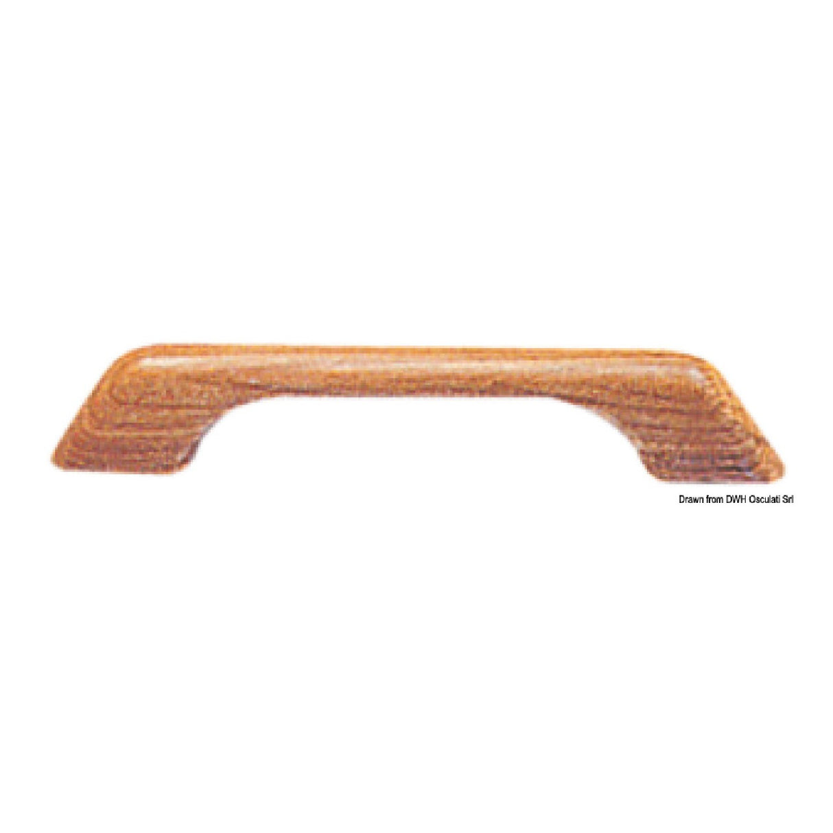 ARC Rounded Edge Teak Handrail
