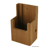 ARC VHF radio holder and teak cell phone holder